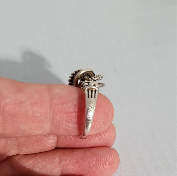 LAGOS Sterling Silver Love Knot Ring 6 - Picture 8 of 12